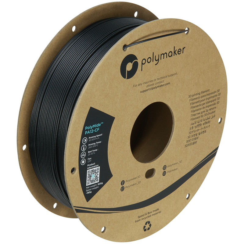Polymaker PolyMide PA12-CF 1,75mm - 500g