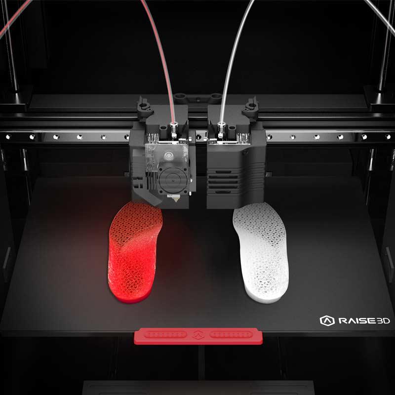 Raise3D E2 3D-Drucker mit IDEX Dual-Extruder