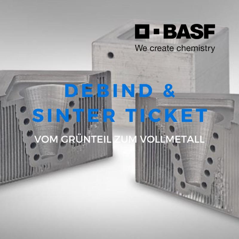 Debind- und Sinter Service Ticket von BASF