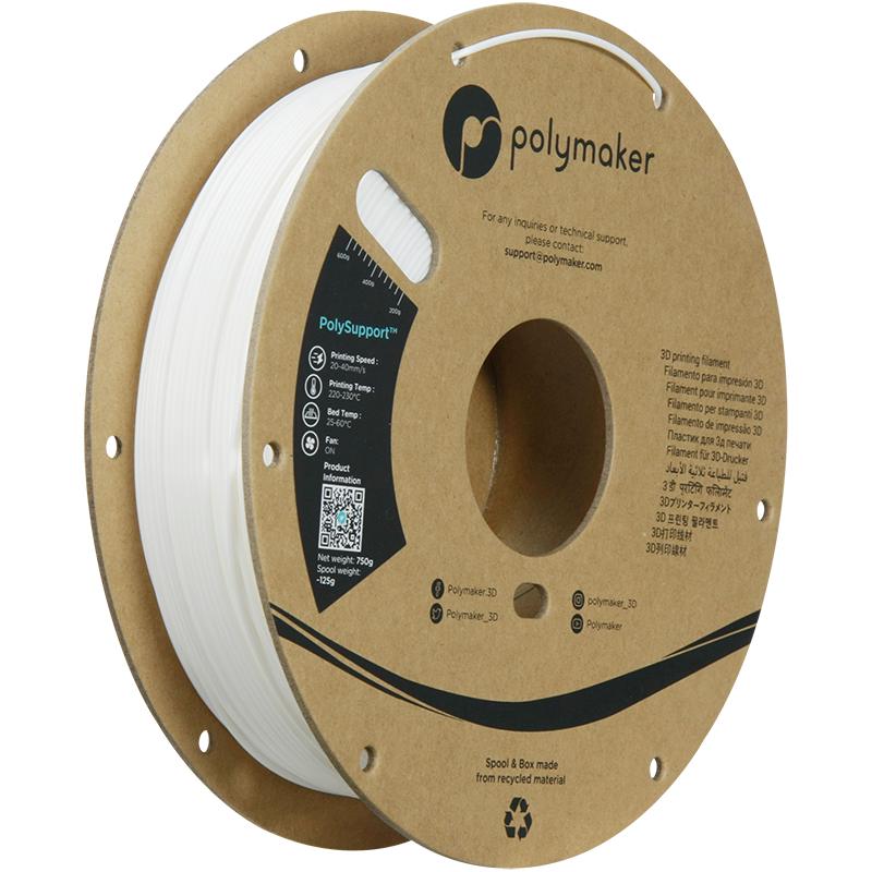 Polymaker PolySupport Filament 1,75mm - 750g