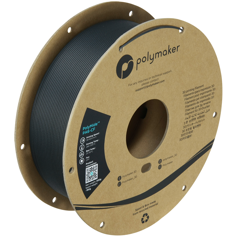 Polymaker PolyMide PA6-CF Filament 1.75mm - 500/2000g