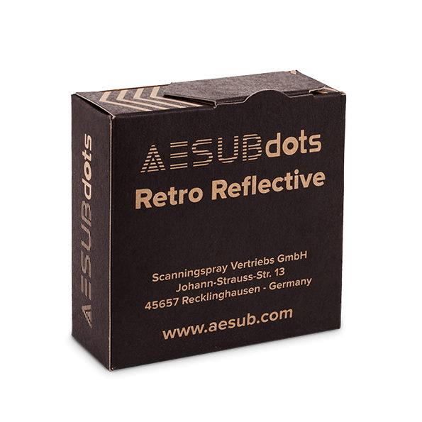 AESUBdots retro targets / reference points - 3000 pieces