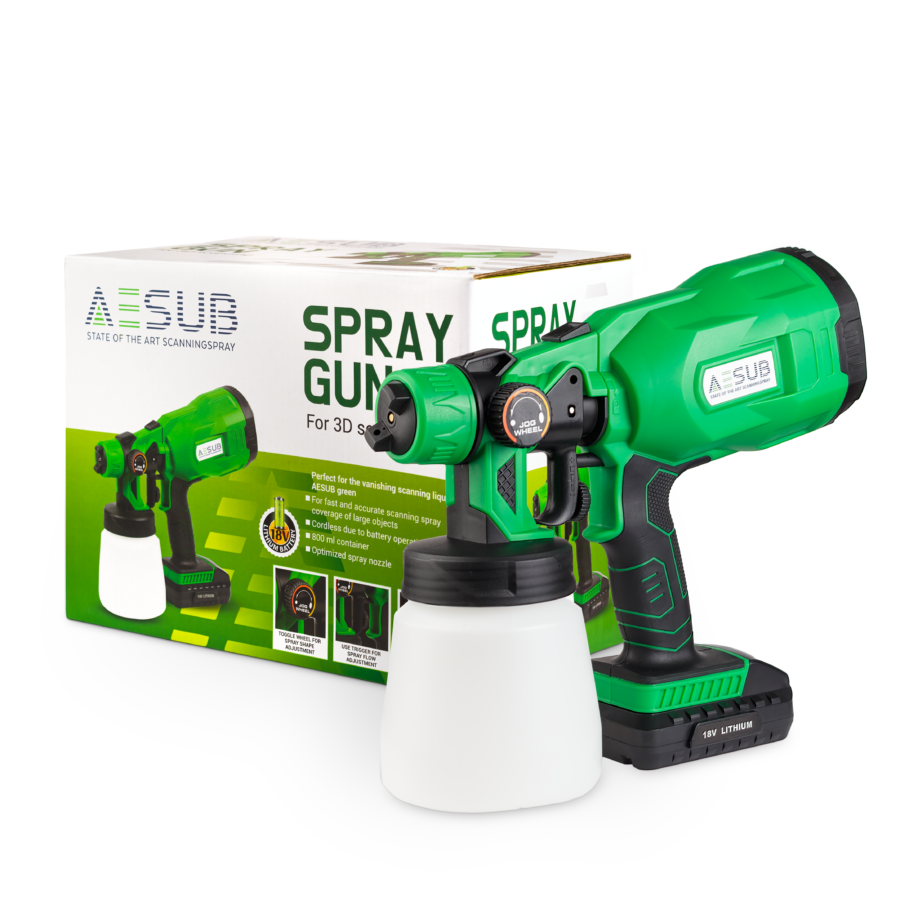 AESUB Sprühpistole (Spray Gun) für 3D-Scanningsprays