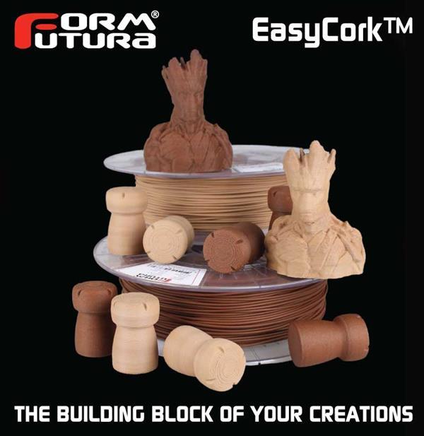 Formfutura EasyCork Kork Light Filament 2,85 mm - 500g